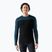 Bluza termoaktywna męska Smartwool Classic Thermal Merino Base Layer Colorblock Crew Boxed twilling blue/black