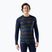 Bluza termoaktywna męska Smartwool Merino 250 Baselayer Crew Boxed deep navy geo peaks