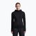Bluza trekkingowa damska Icebreaker Merino 200 Realfleece Descender Half Zip Hoodie black