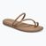 Klapki damskie Crocs Miami Toe Loop Sandal milk chocolate