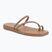 Klapki damskie Crocs Miami Toe Loop Sandal milk chocolate