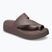 Japonki damskie Crocs Getaway Platform Toe Loop truffle