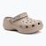 Klapki damskie Crocs Classic Platform Clog taupe