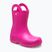 Kalosze dziecięce Crocs Handle It Rain Boot Kids pink crush