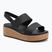 Sandały damskie Crocs Brooklyn Cork Low Wedge black/black