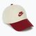 Czapka z daszkiem Nike Club Unstructured Futura Wash light khaki/team crimson/team crimson