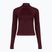 Koszulka damska Under Armour ColdGear Textured 1/2 Zip dark maroon/fuchsia dusk/metallic silver