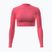 Longsleeve treningowy damski Under Armour HeatGear Crop Mock bittersweet pink/posh pink