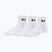 Skarpety męskie Under Armour Performance Cotton Qtr 3 pary white/white/ultimate black