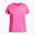 Koszulka treningowa dziecięca Under Armour Tech SSC SS pink frenzy/white