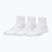 Skarpety damskie Under Armour Vanish 3 Pack white/white/halo gray