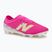Buty piłkarskie dziecięce New Balance Furon Team V8 FG pink heat/sea salt/gold metallic