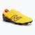 Buty piłkarskie dziecięce New Balance Furon Team V8 FG punch yellow/black 100/fire cracker