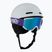 Kask narciarski dziecięcy Salomon Player Combo + Gogle XV Jr ice flow/ice flow mid blue