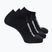 Skarpety Salomon Everyday Lite Low 3 pary black/black/black