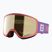 Gogle narciarskie dziecięce Salomon Rio S2 smoke blue/flash gold