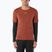 Koszulka do biegania męska Salomon Sense Aero GFX Tee SS burnt umber/coffee bean