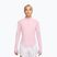 Longsleeve do biegania damski Nike Tempo Swoosh Run Dri-Fit 1/4-Zip pink foam/white