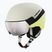 Kask narciarski dziecięcy HEAD Yuki Visor Jr lime swirl/silver/red