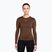 Longsleeve treningowy damski Nike One Fitted cacao wow/white