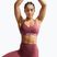 Biustonosz treningowy Nike Indy Light Support pink smoke