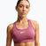 Biustonosz treningowy Nike Swoosh Medium Support pink smoke/white