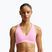 Biustonosz treningowy Nike Indy Strappy pink rise/black