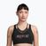 Biustonosz treningowy Nike One black/smoke grey/university red