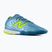 Buty piłkarskie New Balance Tekela Team Low V5 IN metallic blue/alkaline green/team navy