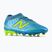 Buty piłkarskie dziecięce New Balance Tekela Team V5 FG metallic blue/alkaline green