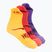 Skarpety HOKA No-Show Run Sock 3-pack egg yolk/cerise/virtual violet