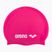 Czepek pływacki dziecięcy arena Classic Silicone Jr fuchsia/white