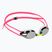 Okulary do pływania dziecięce arena Tracks JR Mirror silver/white/fuchsia