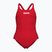 Strój pływacki jednoczęściowy dziecięcy arena Team Swim Pro Solid red/white
