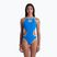 Strój pływacki jednoczęściowy damski arena One Biglogo One Piece blue river/fluo orange