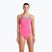 Strój pływacki jednoczęściowy damski arena Lace Back Solid shocking pink/blue river