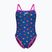 Strój pływacki jednoczęściowy damski dwustronny arena Reversible Challenge Back royal multi/ pink