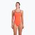Strój pływacki jednoczęściowy damski arena Lace Back Solid bright coral/plum
