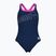 Strój pływacki jednoczęściowy damski arena Logo Swim Pro navy/shocking pink