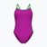 Strój pływacki jednoczęściowy damski Arena Lace Back Solid very fuchsia/team green