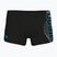 Bokserki pływackie męskie arena Basic Swim Short black/turquoise