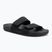 Klapki męskie Quiksilver Rivi Leather Double Adjust black 1