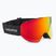 Gogle snowboardowe VonZipper Encore black satin/wildlife fire chrome