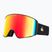 Gogle snowboardowe męskie Quiksilver Storm MG black/clux ml red