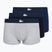 Bokserki męskie Lacoste 5H1291 3 pary navy blue/silver chine/white