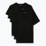 Koszulka męska Lacoste TH9008 3-pak black