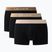 Bokserki męskie Lacoste 5H1297 3 pack black/sisal/viennese/cookie