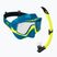 Zestaw do snorkelingu Aqualung Vita Combo petrol/yellow