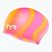 Czepek pływacki TYR Multi-Color Long Hair Silicone orange/pink