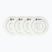 Kółka do rolek Luminous Led Wheels Duo 84mm/85A X4 white/red